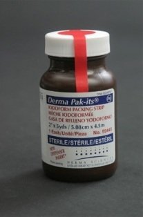 Strips Wound Packing Strip Pak-Its® Gauze Iodoform 1/4 Inch X 5 Yard Sterile (1/EA 12/CS) by Integra LifeSciences Derma Sciences  ID 59145